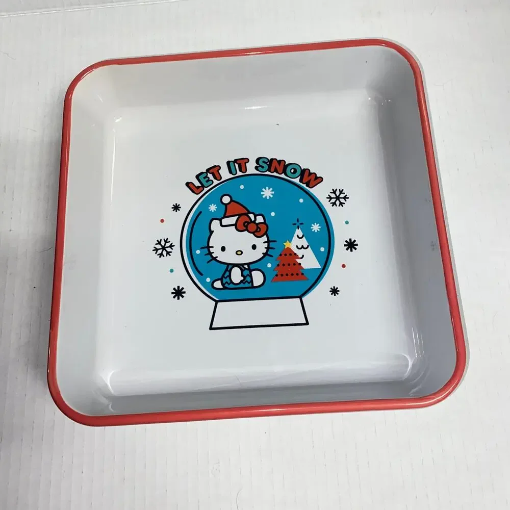 Hello Kitty SanRio Let It Snow Snowglobe Christmas 9
